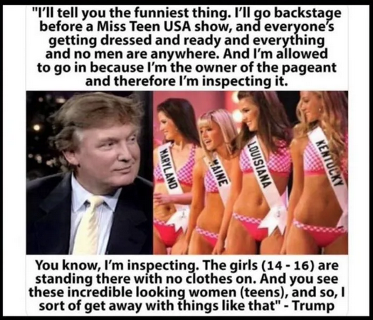 Il y a fort à parier que l'épisode "Piggy" et "la violence politique extrême contre des vétérans" n'ont qu'un seul et même but :
▶️ Faire stopper la conversation nationale sur l'affaire Epstein.
▶️ Rappelons donc qui était le Trump de l'époque :