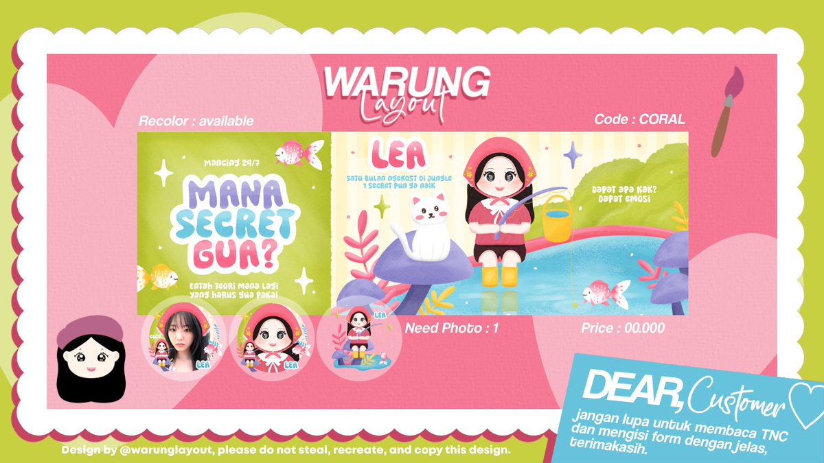 warunglayout's tweet image. — help RT thankyou 🎐

Hi guys aku ada calon anak baru nih, boleh minta ospeknya? Apakah sudah aman, yang salfok sama textnya ofc bisa diganti ya 😭 lagi relate solanya 🥲🤏🏻 seperti biasa jangan lupa cek Alt, yang mau mutualan boleh reply 💖

Thankyou

#zonauang #zonaba