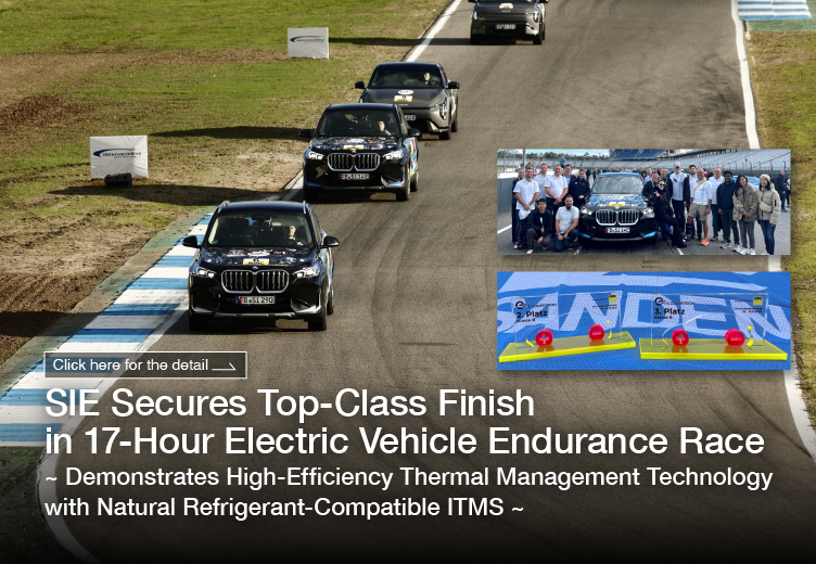 SANDEN_Official's tweet photo. Sanden’s European base SIE took 2nd and 3rd place in Class B at the “ADAC e-competition” EV endurance race in Germany (Oct 18–19), showcasing high-efficiency thermal management with natural refrigerants. 🏆📷🚗https://t.co/JiQTzg6pVi
#Sanden #ADAC https://t.co/UJ5yLlf4U7
