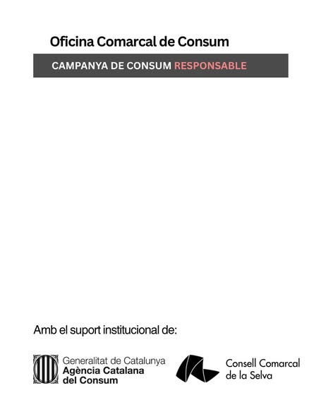 🛒💡 Black Friday és una bona oportunitat per aprofitar ofertes, però cal comprar amb seny. 

Compara preus, revisa condicions i protegeix els teus drets com a consumidor. 

Consum responsable, compres segures!