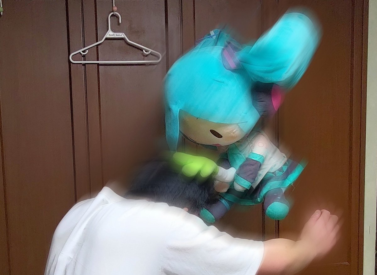 あなたは初音ミクがネギで殴ってきたらどうしますか？