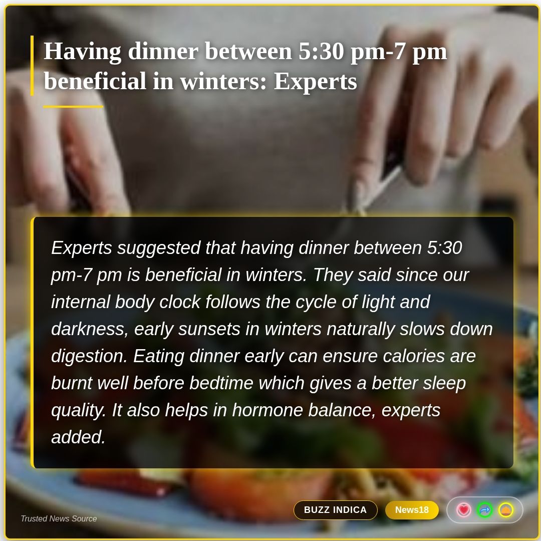 🚨 Rare rule bars Usman Khawaja from opening in 1st Ashes Test 
#cricket

🚨 Do your karma, dots will connect: RBI Guv advice to students 
#national #business

🚨 Having dinner between 5:30 pm-7 pm beneficial in winters: Experts 
#lifestyle #health_and_fitness