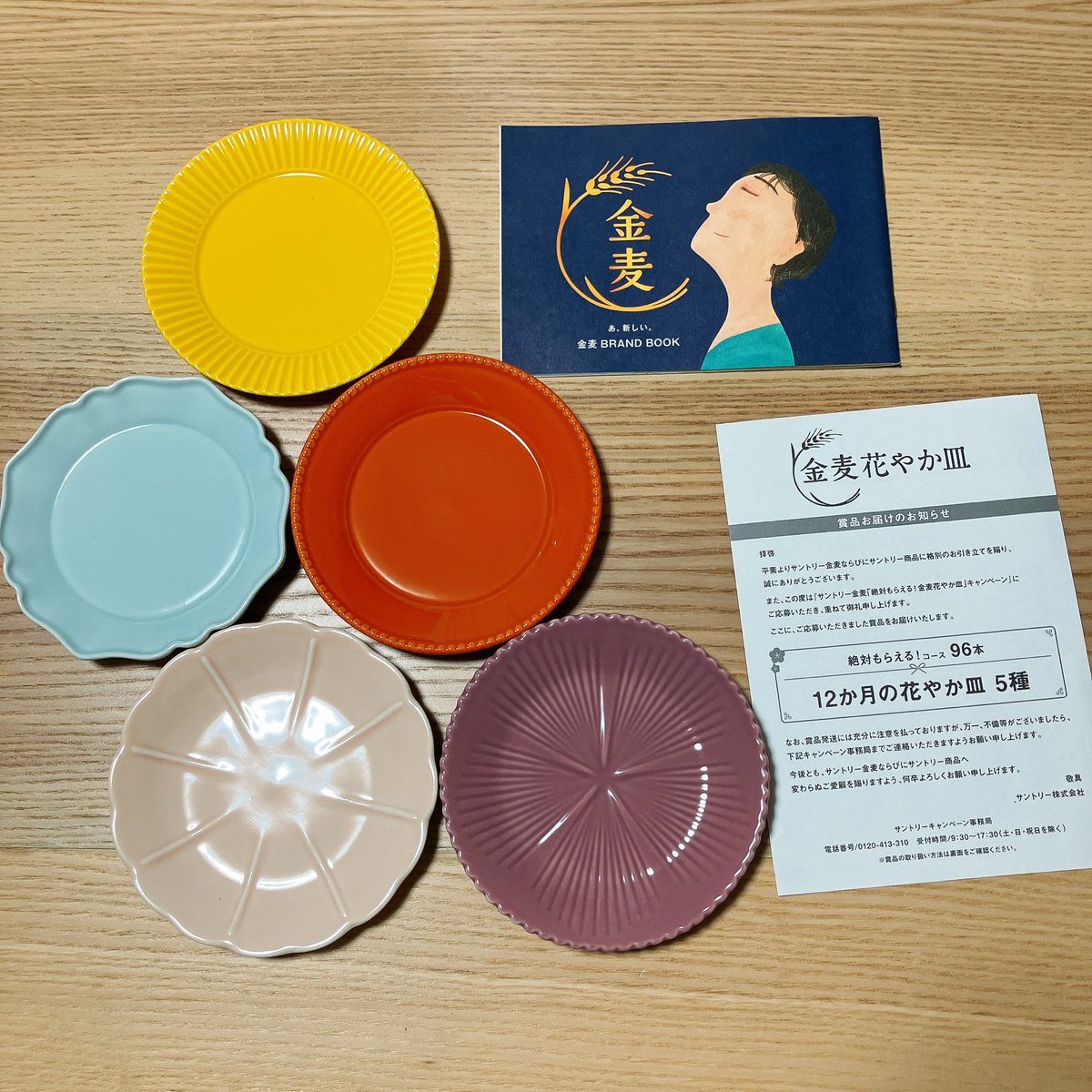 届いた！のっけるもん買ってくる！ #金麦花やか皿