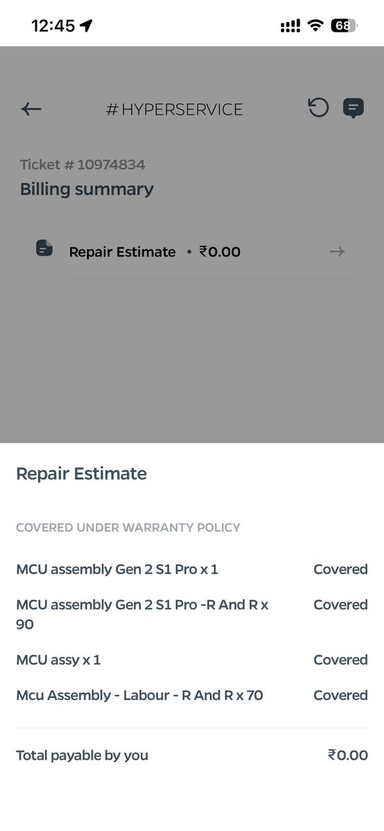 S_sagar104's tweet image. @OlaElectric @bhash @varundubey
App shows “Ready” but Bhubaneswar service team says not ready.
This looks like fake HyperService promotion.
Job Card: RO25115392365
Vehicle No.: OD33 AL 2601
#OlaElectric #HyperService #ServiceIssue #CustomerSupport #OlaS1pro
