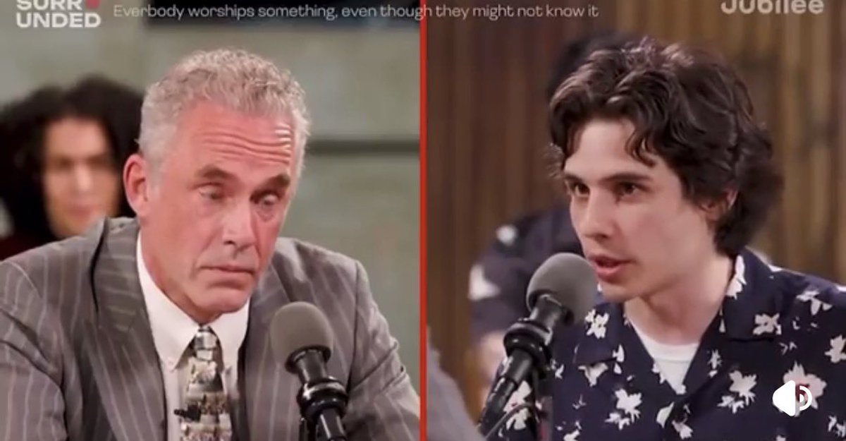 Bill_Gerrard's tweet image. This student told Jordan Peterson “you’re really quite nothing” in a debate six months ago and Peterson hasn’t been heard from since. Legend.