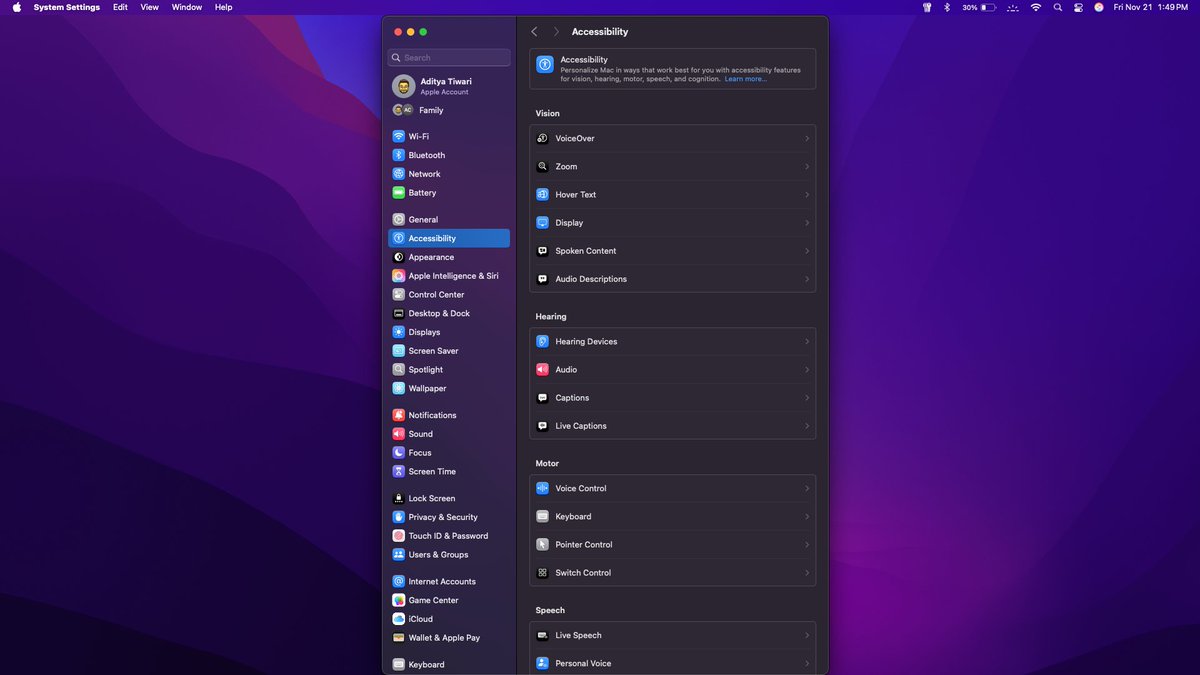 TheLazyAvenger's tweet image. Seriously, what&apos;s stopping Apple from adding a full-screen Settings app. 

macOS is now 24 years old and even got the giant ARM switch and now looks like iOS.

#Apple #macOS #macosdev