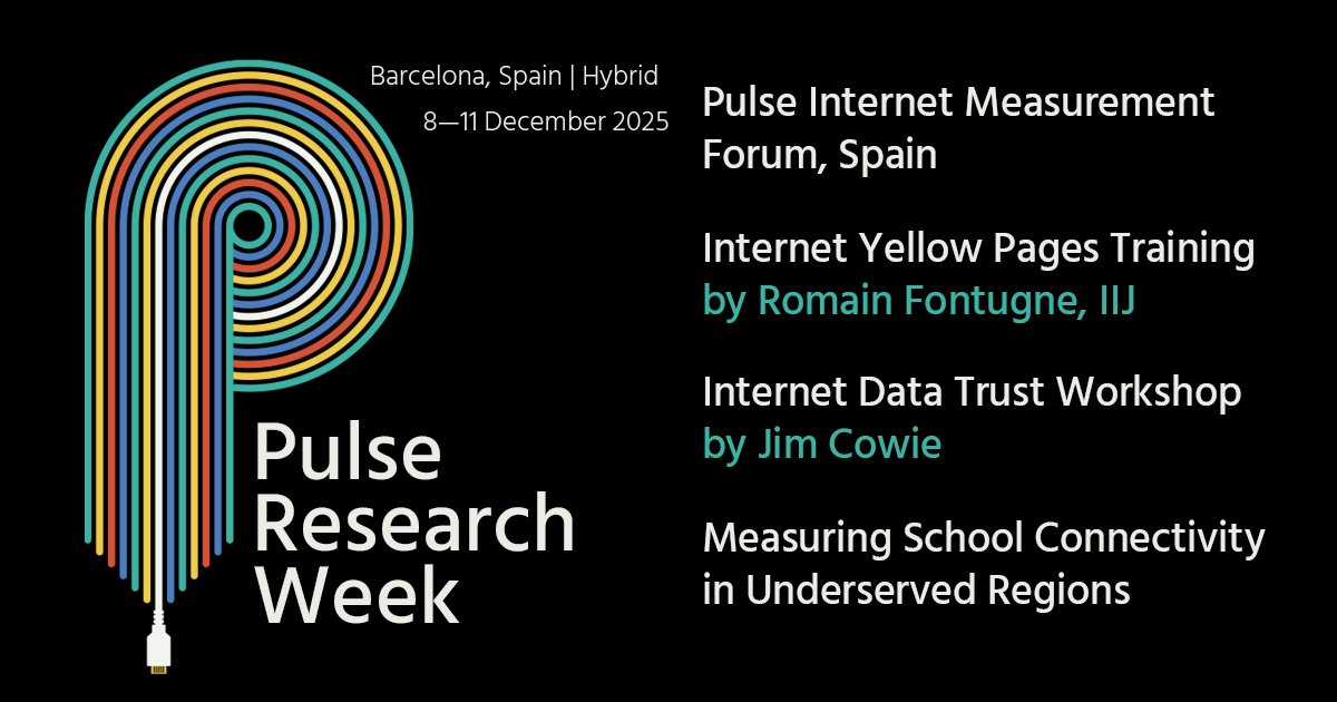isoc_pulse's tweet image. Our inaugural #PulseResearchWeek is taking place from 8-11 December. Register to attend in-person or virtually. pulse.internetsociety.org/blog/register-…