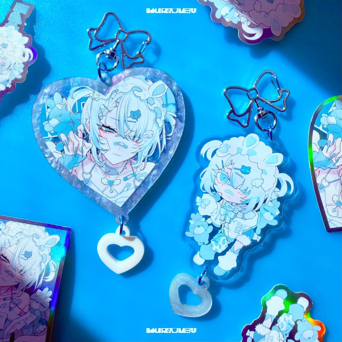 アクキーかわいステッカーもぎらぎら¨̮⃝