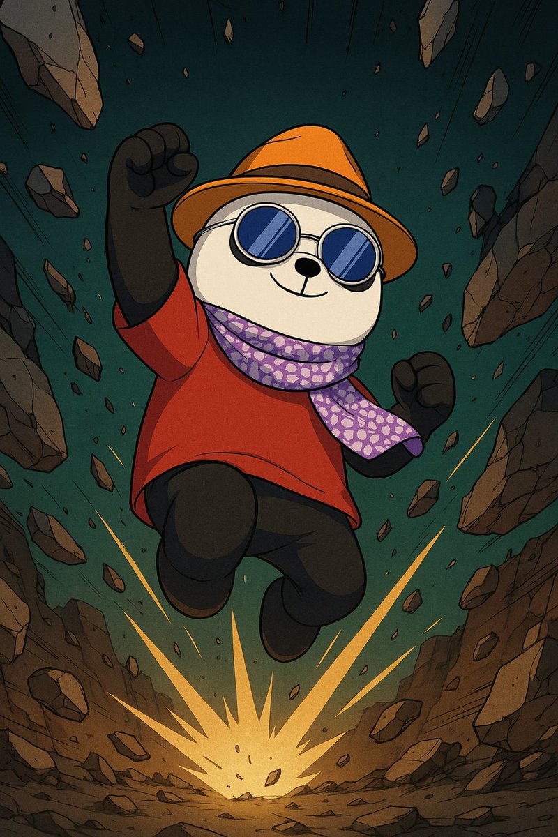 DAY 68 OF BULLPOSTING $PANDU TIL A BILLION!

Everyone sees a dip.
Pandu sees an opening.

When the floor shakes, he doesn’t stumble, he ascends.

Some fall with the market.
Pandu falls upward.