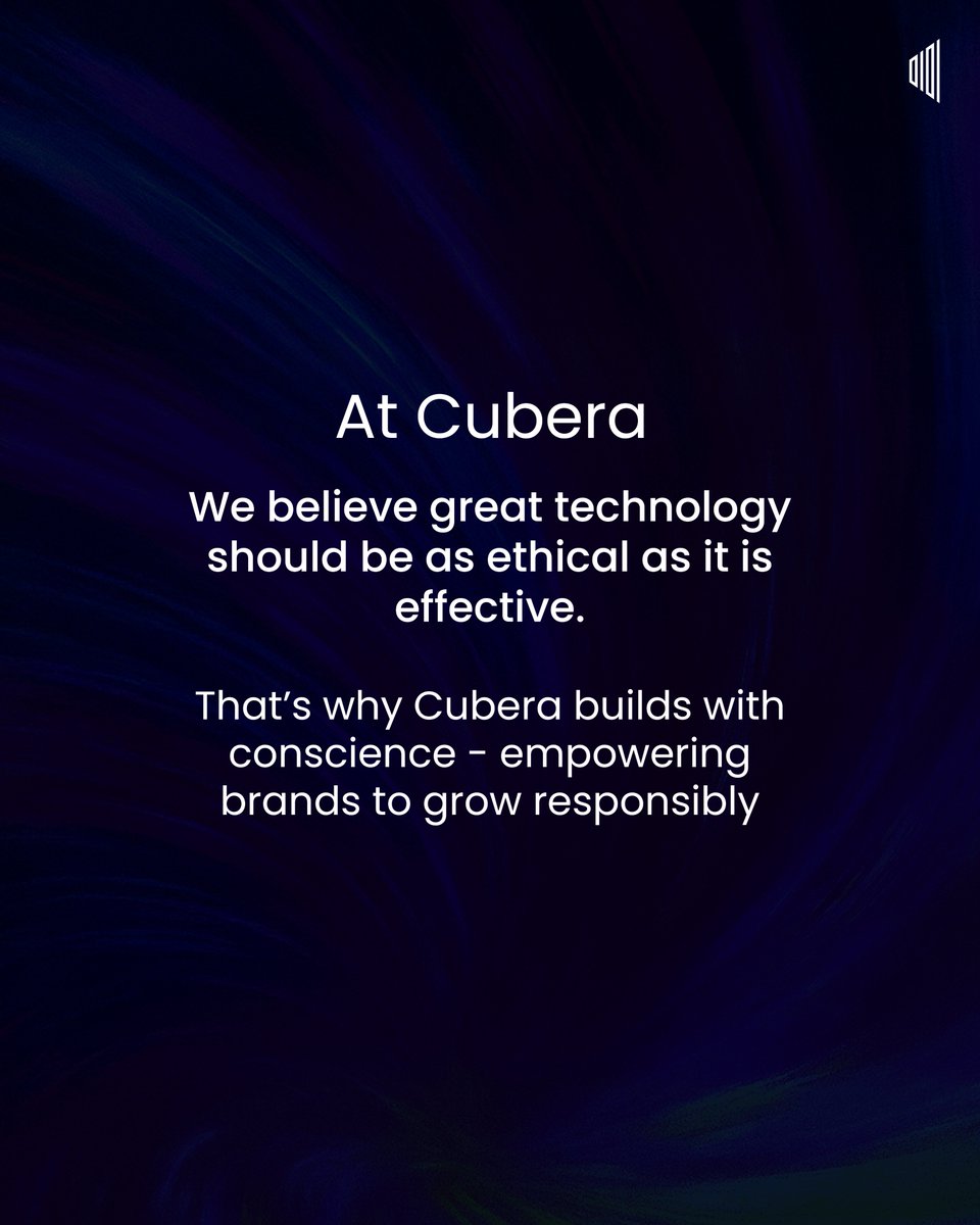 cubera_inc's tweet image. Cubera - where data intelligence meets digital ethics.

#Cubera #EthicalAdTech #AIResponsibility #DataPrivacy #FutureOfAds