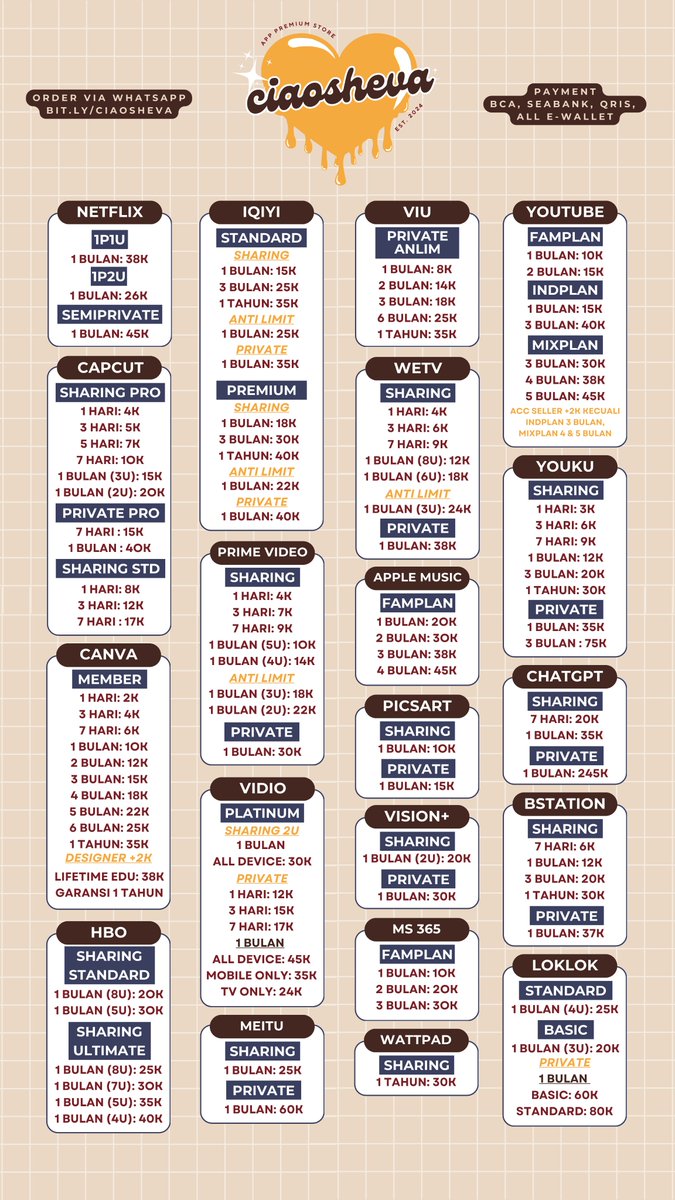 lensuns's tweet image. 🩰🪞. . . ☆ sweet little corner for all your needs 🎀 come &amp;amp; grab something cute, delicate, and filled with love ♥︎

ㅤ♡ contact ♡
💌 WA bit.ly/ciaosheva
💌 DM &amp;lt;mention after dm&amp;gt;
☆ testimoni: drive.google.com/drive/folders/…

💬🖇️ — dijamin 100% trusted 🪷 #zonauang ! ⋆୨୧˚