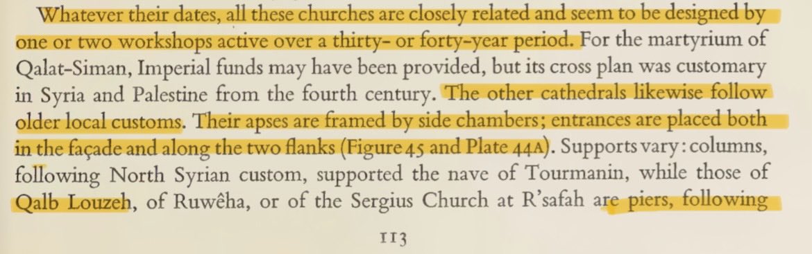 _ClassicalSoul's tweet image. We now know for a fact Qalb Lozeh Church here is the oldest surviving example of a fully developed two towered facade. 

Early Christian architecture historian, Richard Krautheimer (Considered a seriously credible and leading authority on Christian and Byzantine architecture),…