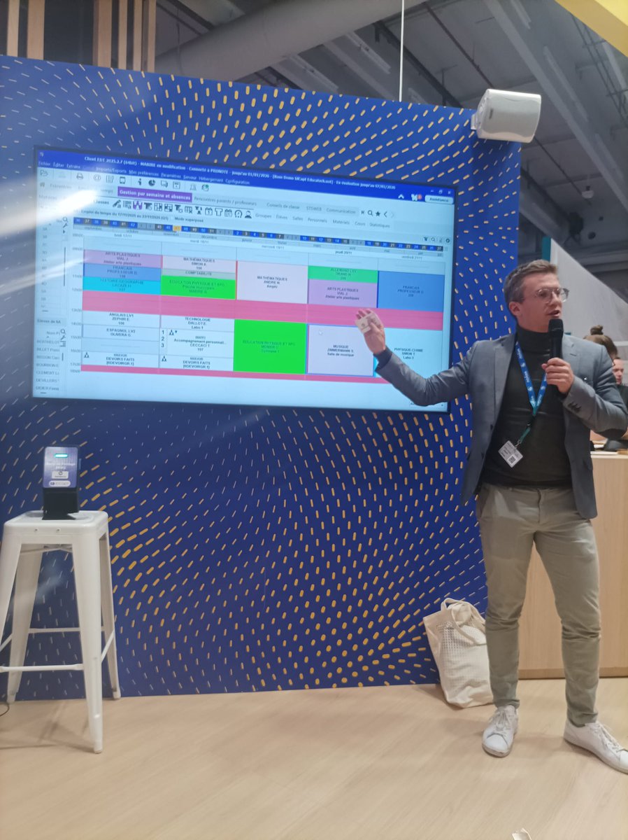 Docapost's tweet photo. #EducatechExpo | J3 : Retrouvez nos équipes à @EducatechExpo sur notre stand I33 (pavillon 7), découvrez nos solutions numériques de confiance et ne ratez pas nos nombreuses conférences et les démonstrations animées par nos experts.

#Educatech #EdTech #VieScolaire #ENT @PRONOTE https://t.co/NMkazdkuAa