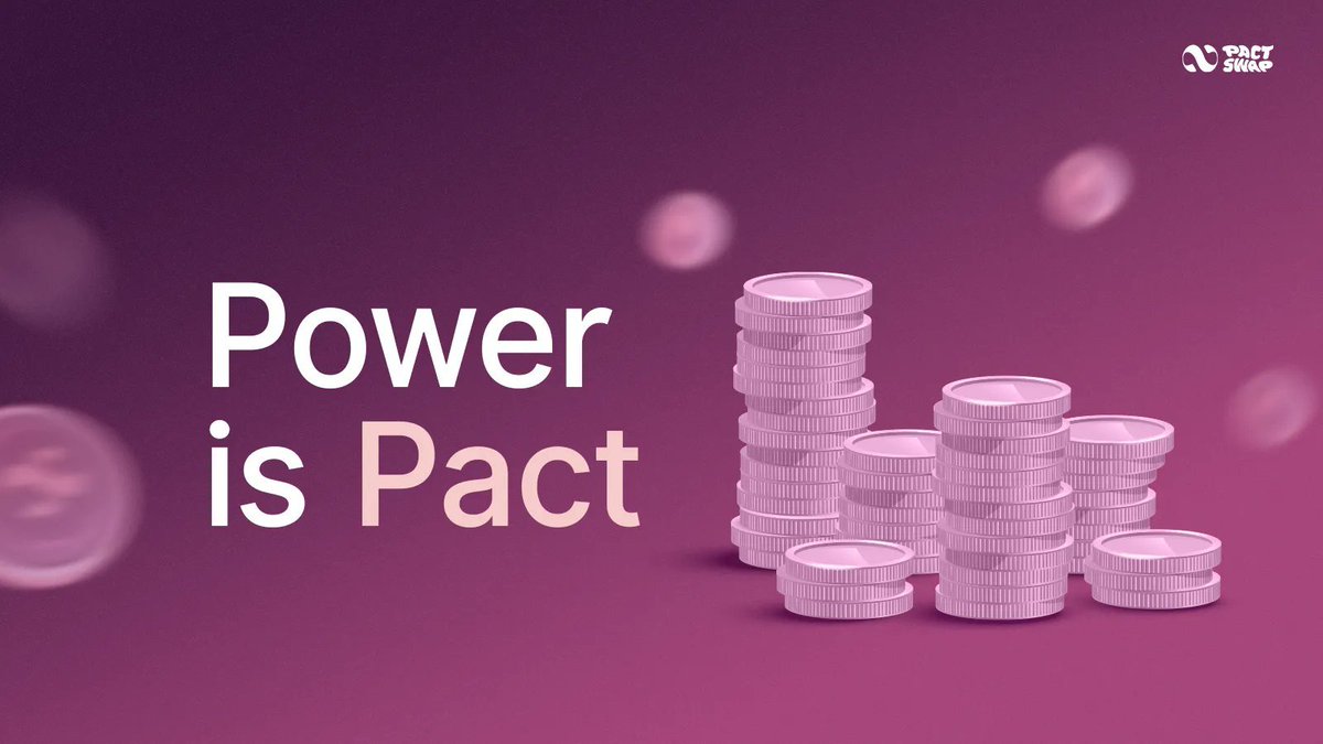 Aditya308864525's tweet image. Power isn’t given, it’s PACT.” ⚡

With @Pact_Swap, it’s not just staking rewards  it’s true ownership.
Every burn strengthens the ecosystem, and every redemption builds your share.

PACT is built on belief, commitment and community.

#PACTSWAP