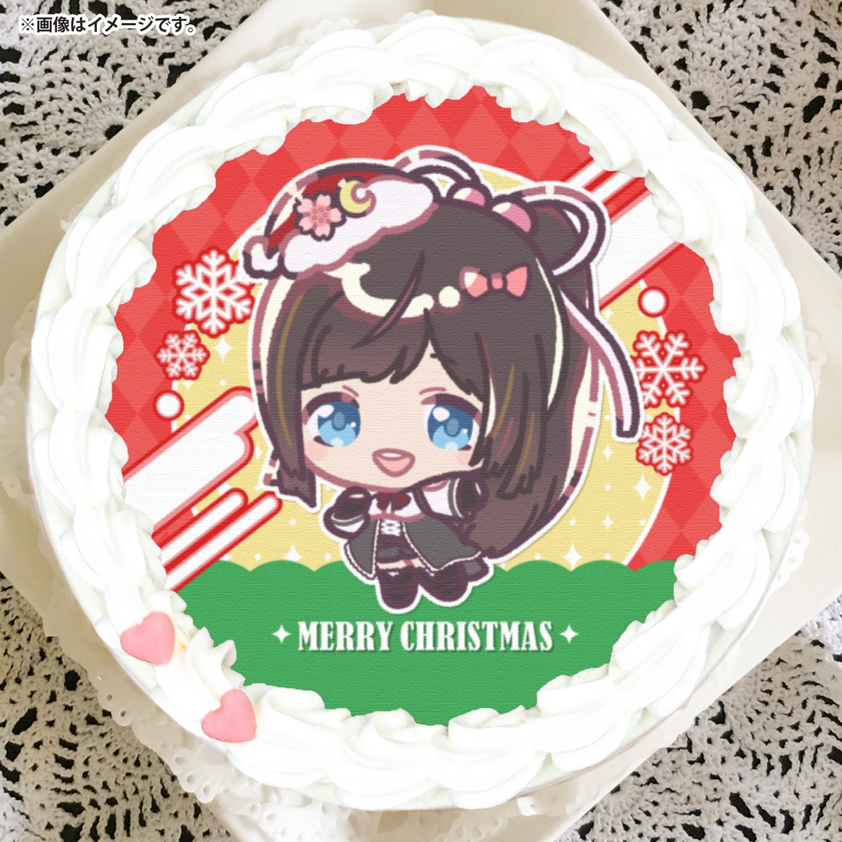プリパラ　黒須あろま　缶バッジ　スイーツケーキ　クリスマス 桜月花音🌸🌙 』 クリスマスケーキ2025ご予約受付中🎅🎂 ケーキと同じ