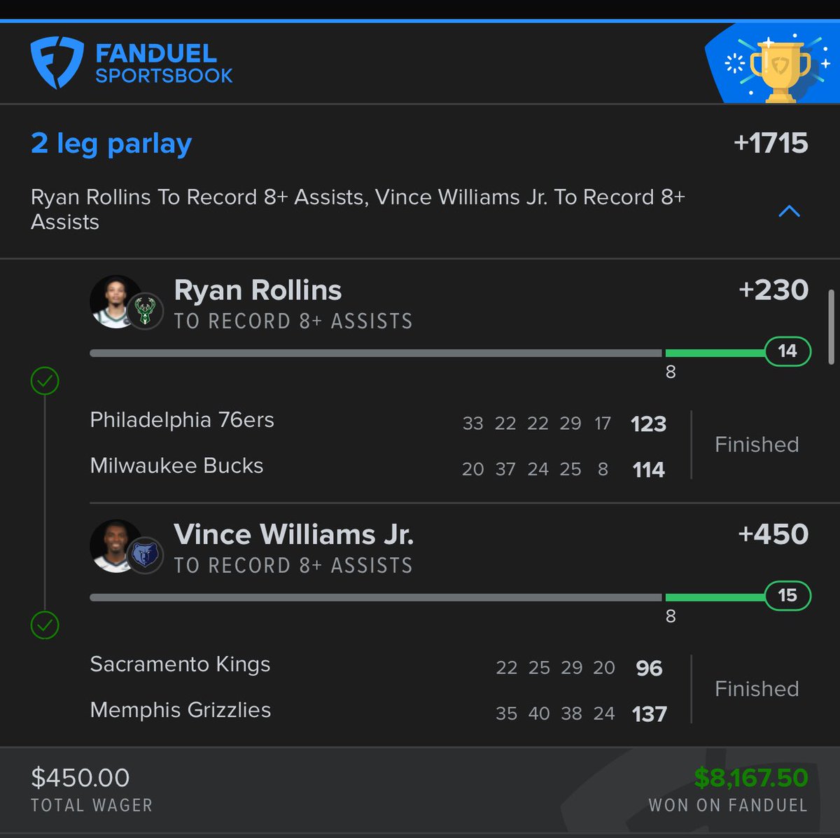 BlazinHotBets's tweet image. Sending $50 TO 5 PEOPLE WHO LIKE+RT🙉❤️

+1715✅ $450 ➡️ $8167

BLOWOUTS AND HOOKS 🪝 WILL END SOON🫶  BIGGER DAYS AHEAD 🫡

LIMITED TIME $5 OFFER DONT MISS OUT🚨⬇️
dubclub.win/r/p/pri-vhnge/…