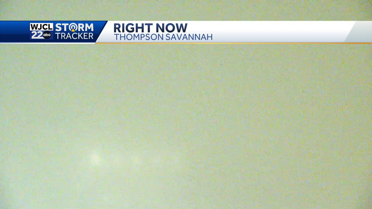 Dense fog in Downtown #Savannah.