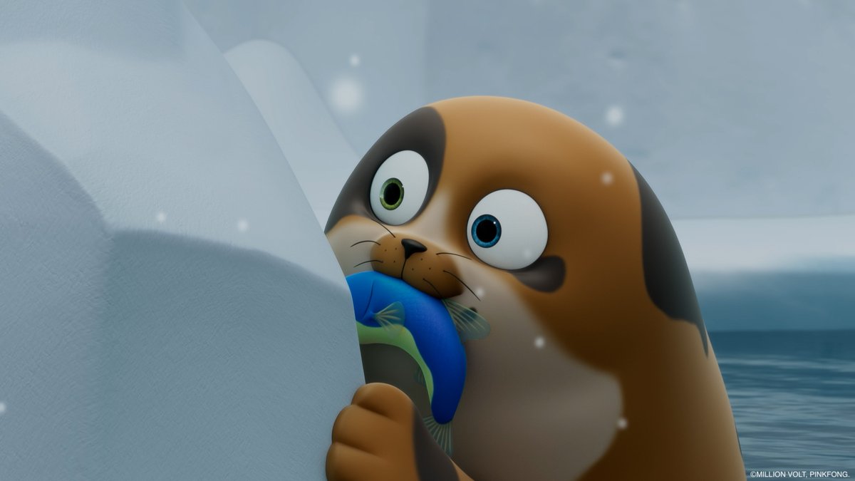 オウオウ〜🦭
📣明日朝7時57分放送

ep39
🐟ネコザラシ、サクラザラシへのアタック大作戦

#シールック #SEALOOK #アザラシ #テレ東