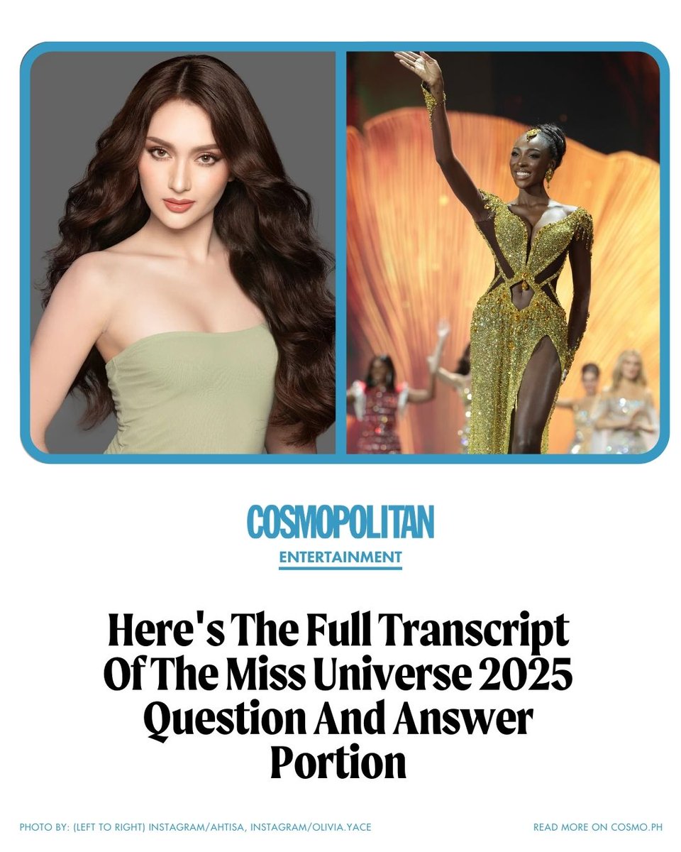 cosmo_ph's tweet photo. The women definitely slayed in their answers!
READ MORE: https://t.co/3xEH684vdY https://t.co/xX6jKHJMKW