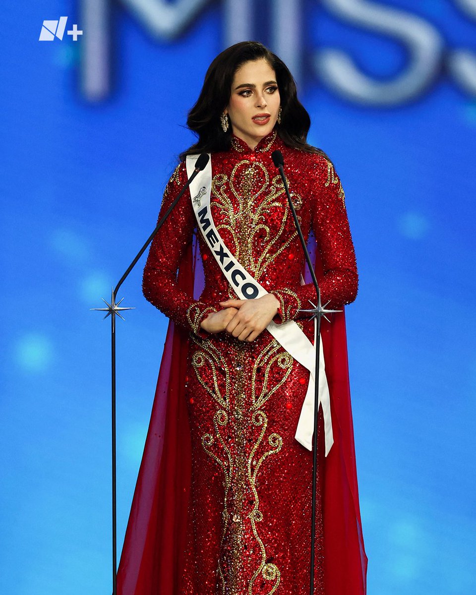 nmas's tweet photo. #ÚltimaHora | La mexicana Fátima Bosch se coronó como Miss Universo 2025. 

Foto: Reuters https://t.co/Vdow81Mzuy