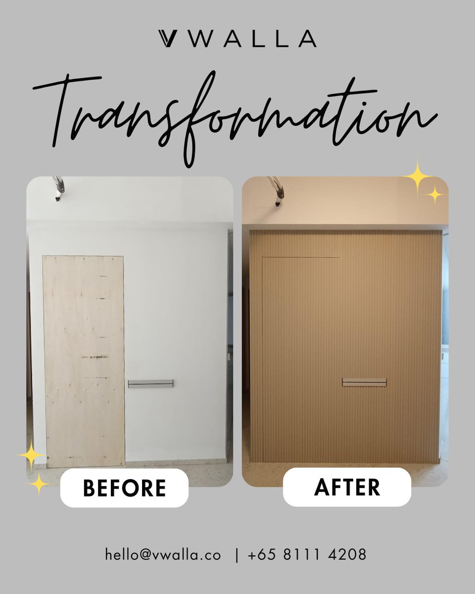 VwallaCo's tweet image. A simple wall… transformed into a seamless concealed door feature using fluted panels.
Modern, functional, and beautifully finished.

Slim Fluted Panels (Muji)

#hiddendoor #concealeddoor #featurewall #flutedpanel #wallpanel #flutedpanels #wallpanels #vwalla