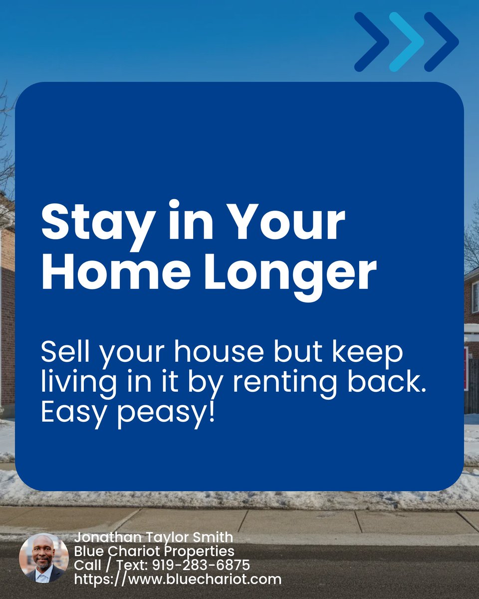 ChariotRealty's tweet photo. Stressed about selling your fixer-upper? 🤔 Why not sell it as-is &amp; stay a little longer? Get cash now, rent back, and skip the headache of repairs. 🛠️ Curious how it works? Let's chat possibilities! #SellAndStay https://t.co/hw4QV5egXs