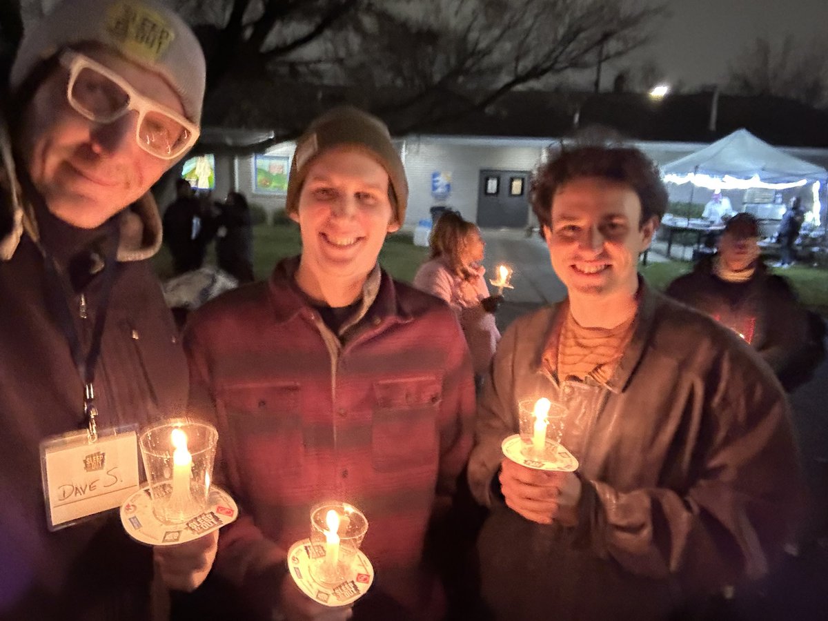 Tonight, my bed is made of concrete! Participating in the #sleepout for <a href="/covenanthousemi/">Covenant House Michigan</a> with my nephew Angelo Santia and his friend Chris!