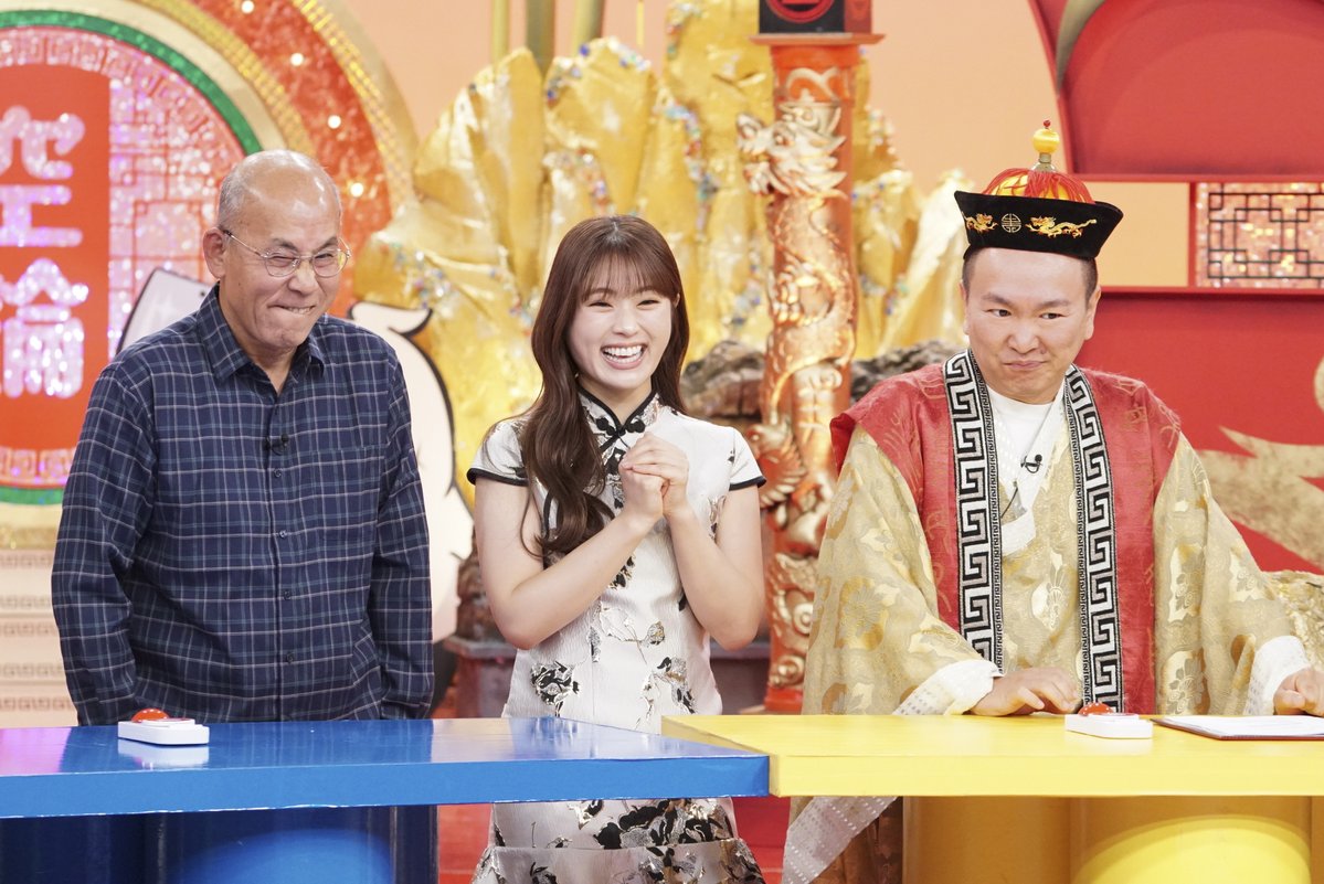 kantele's tweet image. きょう夕方5時は『#かまいたち の机上の空論城』🏯

「JRと私鉄をクイズにしたらめっちゃ盛り上がる！…ハズ第２弾【前編】」 🔥

#ダブルヒガシ の父親が参戦し
かまいなぎ vs 大東親子 vs 東親子でクイズ対決🥰

自由奔放な言動にかまいなぎも巻き込まれ大混乱⁉️

#山内健司 #濱家隆一 #渋谷凪咲