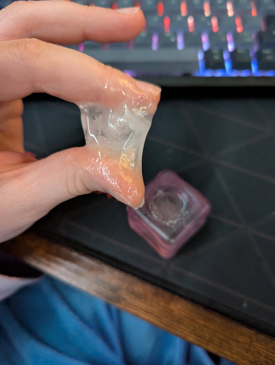 I know what it looks like....but sorry to disappoint it's the slime that's inside my stress ball. I need a new one