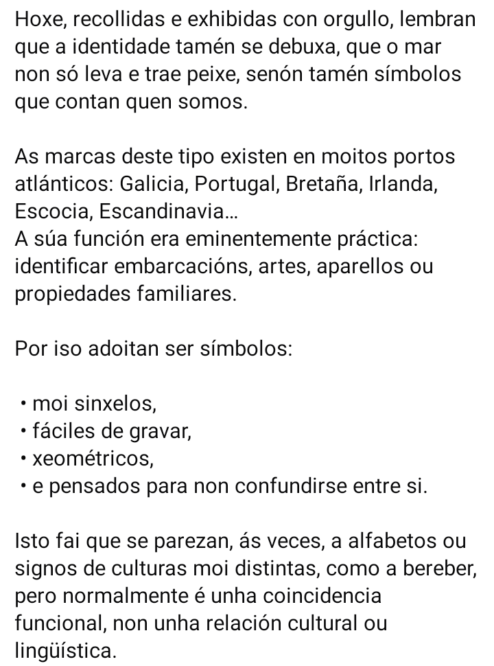 🛰#OrgulloGalego🛰

As Runas Galegas

📝 by <a href="/apatrigal_/">Asociación para a defensa do Patrimonio Galego</a> 

#PatrimonioInmaterial #Folclore #RitosECostumes #TerraMeiga #GalizaCalidade <a href="/redhistoria/">HISTORIA</a> <a href="/SabiasGalicia/">Sabías Galicia</a> <a href="/GaliciaMaxica/">Galicia Máxica</a> <a href="/GaliciaForecast/">GalicianForecast</a> <a href="/AtlanticaBeira/">Beira Atlántica</a> <a href="/SESEIXA/">Seseixa</a> #Curiosidades