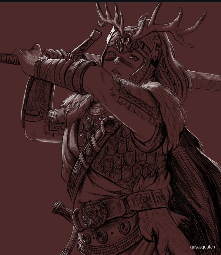 ForHonorGame's tweet image. Female Highlander isn&apos;t real, she can&apos;t hurt you. 

Meanwhile:

u/Gusasquach