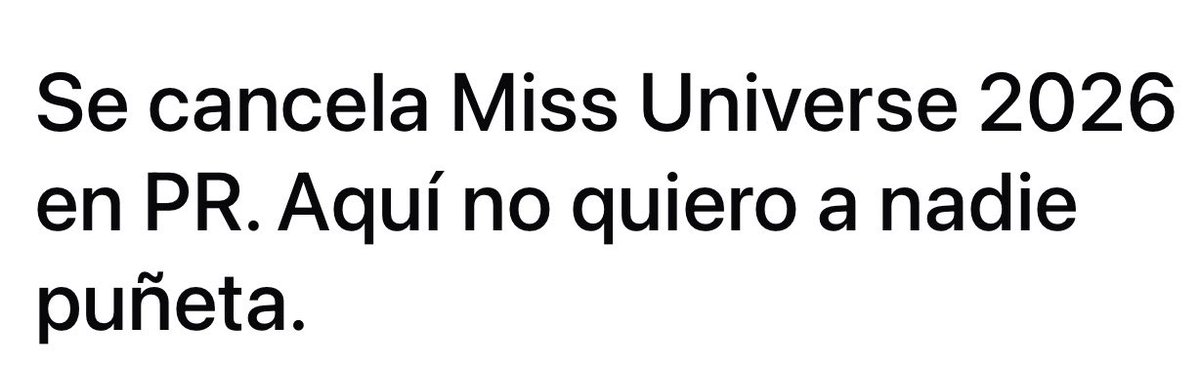 Gracias y buenas noches. #MissUniverse #PuertoRico