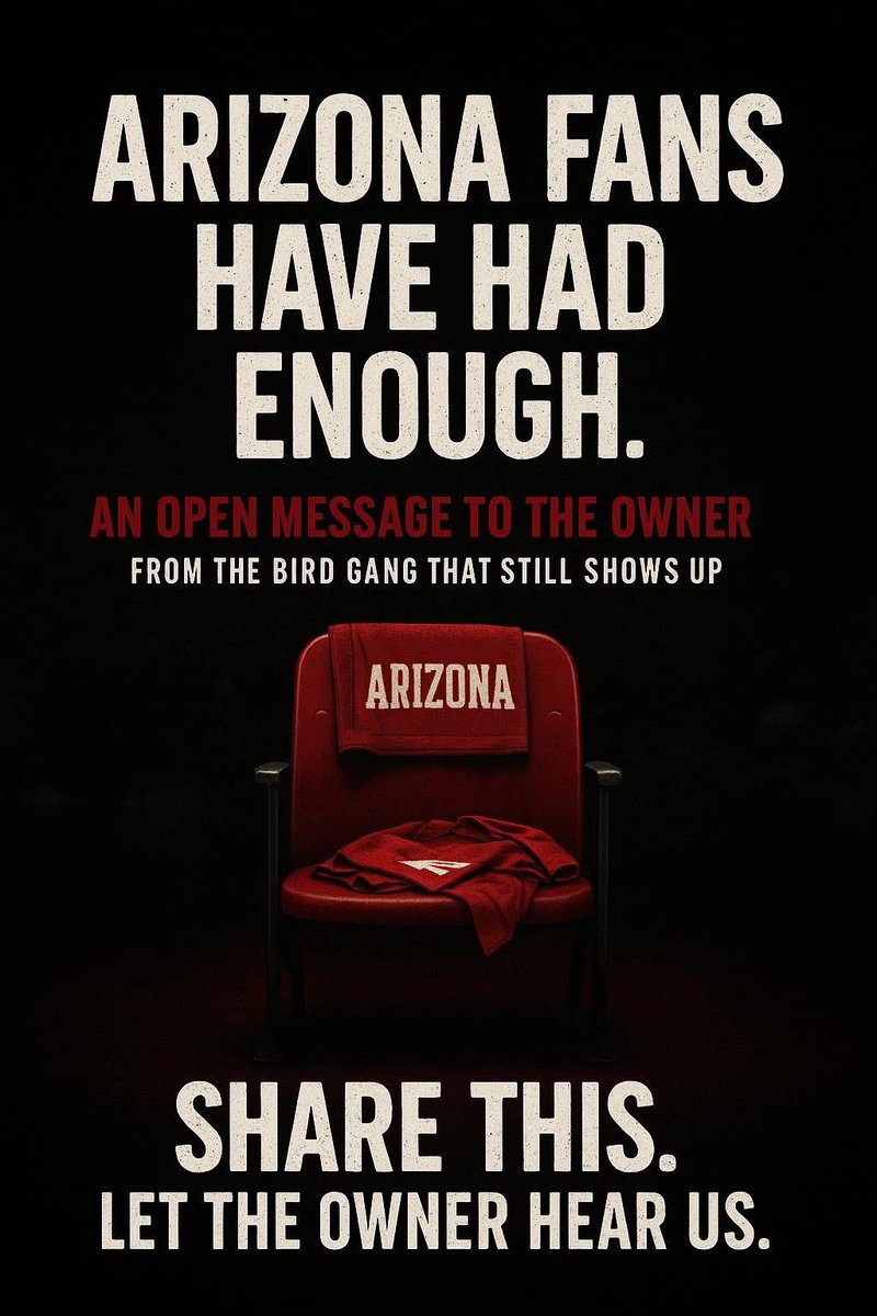 _lordfar's tweet image. 🚨An open letter sent to Cardinals owner Michael Bidwill is going viral 

#BirdGang (check the thread) 🪡