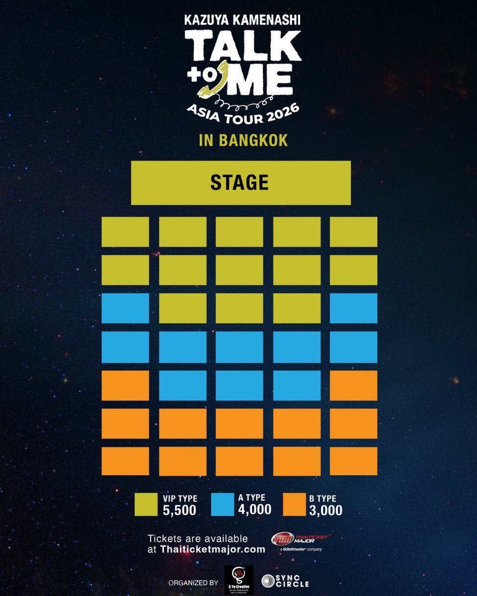 dod_qrs's tweet image. รับกดบัตร คาซึยะ คาเมนาชิ
Kazuya Kamenashi “TALK to Me” Fan Meeting ASIA TOUR 2026 in Bangkok

ค่ากด 400-600 บาท/ใบ
สนใจงานนี้ทัก DM ได้เลยค่ะ
#TALKtoMEBKK_2026 #KazuyaKamenashiAsiaTour2026 #亀梨和也 #KazuyaKamenashi #GYUCREATIVE #ジーユークリエイティヴ