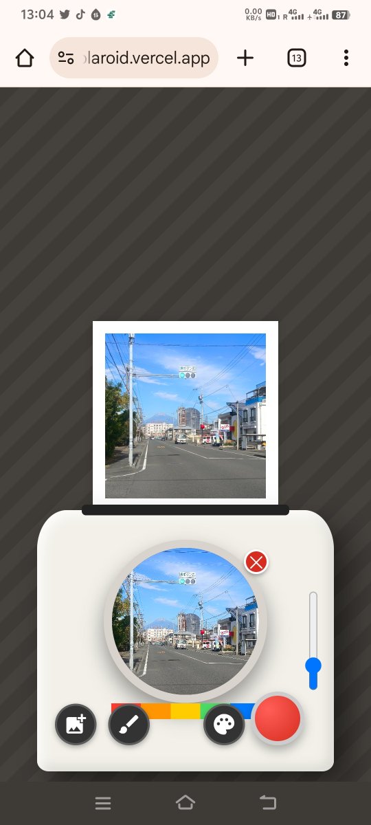 vincentliao's tweet image. 用自己做的拍照小工具拍攝好看的富士山，是一件很有意思的事情。

#miniapp
#Gemini4