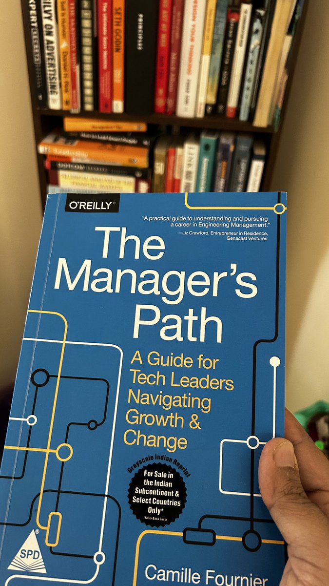 code_sagar's tweet image. Indian IT culture is ruined by the middle managers 

so this book is a must read 8-15 yoe folks

we all know the ideas shared in the book but never use it

author puts it in perspective and
how to use it 

Definitely a 8/10