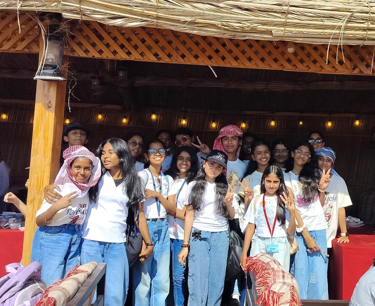 OurOwnDubai's tweet image. Grade 6 students had a memorable day at the #DesertSafari. The trip helped them learn about desert life, bond with friends, and create wonderful memories together. #Grade6Trip #StudentExperience #LearningBeyondClassrooms #AdventureAndLearning #SchoolLife #MemorableMoments