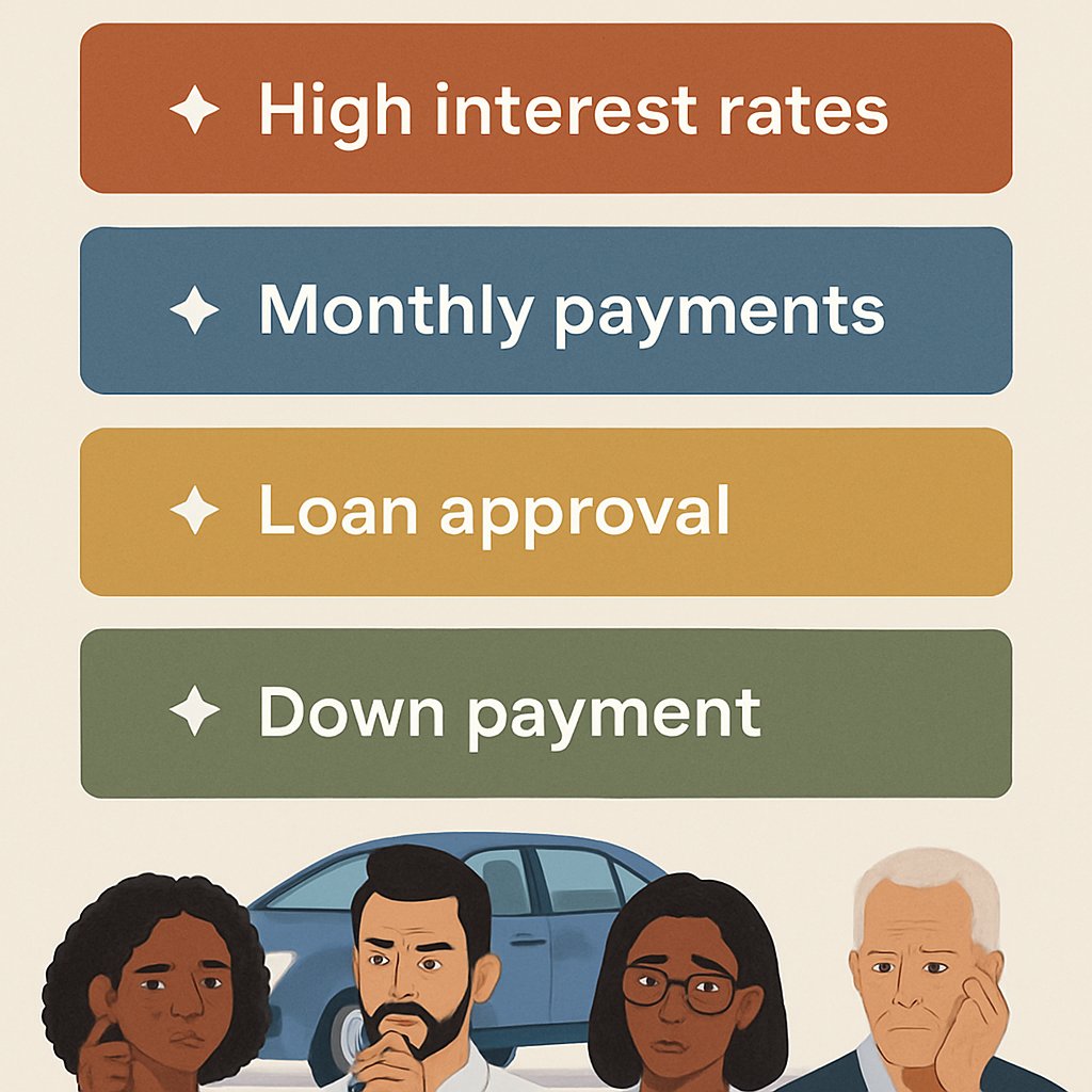 DigitalAutoRefi's tweet image. We&apos;re curious! What’s your biggest challenge when it comes to your auto loan? Let us know in the poll below! #InteractivePolls #AutoLoans