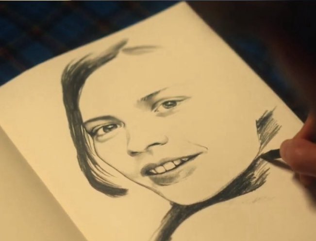 its_aminaa_'s tweet photo. when you think about it, it’s actually so insane he’s memorized every detail of her face down to the cracks in the lips and the texture of her skin and is able to draw her from sheer memory. he’s not even a yearner, he’s something way more. i fear there is no word. #maxtonhall https://t.co/0tTpfIn5pU