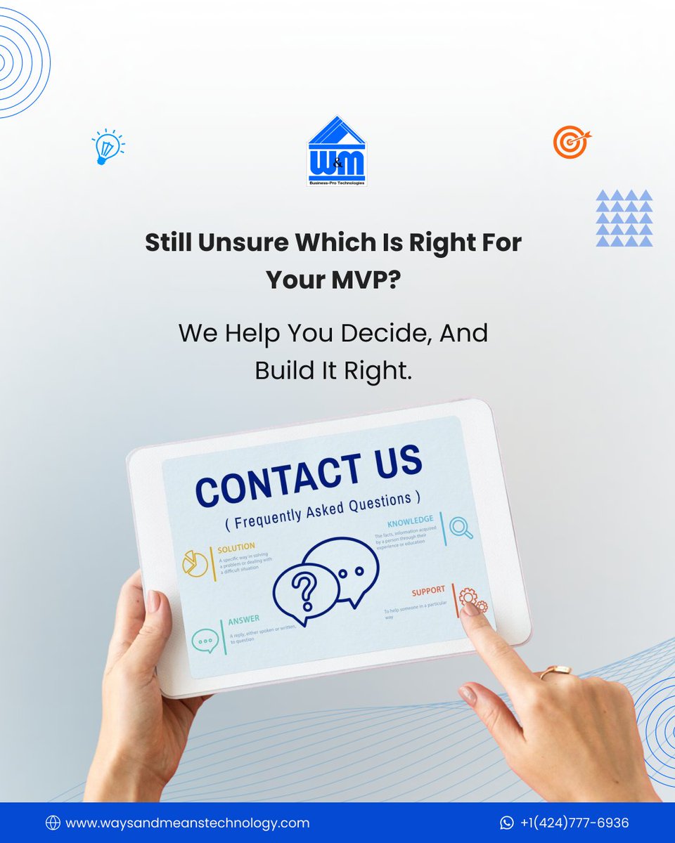 WMTechnology's tweet image. Native or Cross-Platform?
For MVPs, it depends on performance vs speed.
Here’s our breakdown for startup founders
#MVPDev #CrossPlatformApps #WMTechnology
waysandmeanstechnology.com | +1 (424) 777-6936