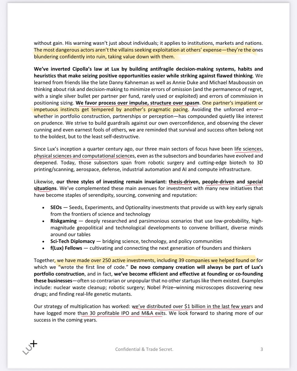 wolfejosh's tweet image. 5/ The most dangerous actors aren’t the villains seeking exploitation at others’ expense––they’re the ones blundering confidently into ruin, taking value down with them…

We’ve distributed over $1 billion in the last few years and have logged over 30 profitable IPOs + M&amp;amp;A…