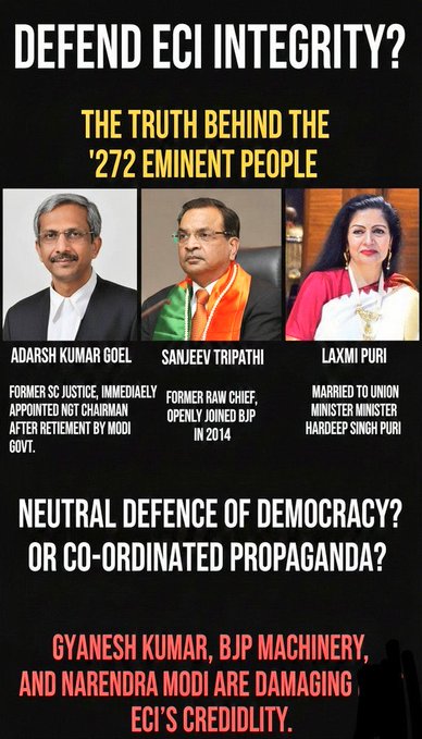 Democracy loses meaning when key posts and endorsements come from those with deep political ties or government favors. Stacking panels with loyalists disguised as neutral experts fools no one. Destroying faith in institutions only serves one BJP’s agenda.