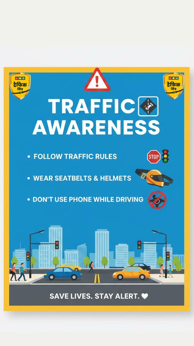 trafficmitra_'s tweet photo. Safety isn’t optional — it’s a rule.

Buckle up, gear up, stay off the phone. 🚦

#TrafficAwareness #SafeDriving #TrafficMitraChallenge #trafficmitraindore 
#IndoreForChange #indoretraffic #helmet #nophone https://t.co/iI0vy6XG41