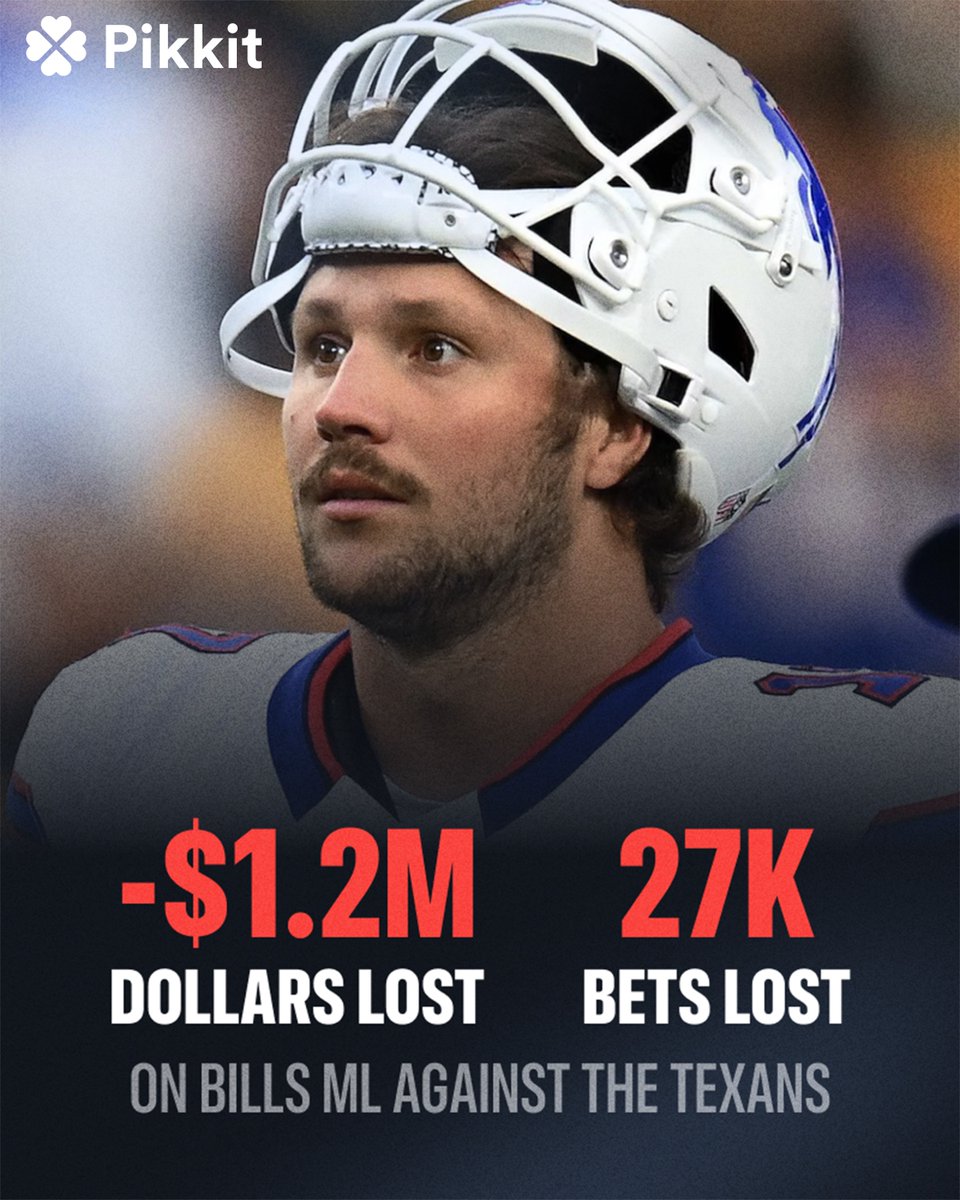 The Bills keep losing people money this season 😳