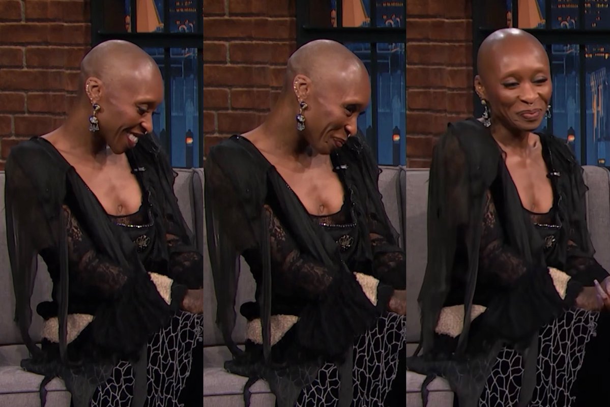 SVespy13's tweet image. CYNTHIA ERIVO, THE CUTIE PATOOTIE THAT YOU ARE!!!!! ☹️🤏🤏