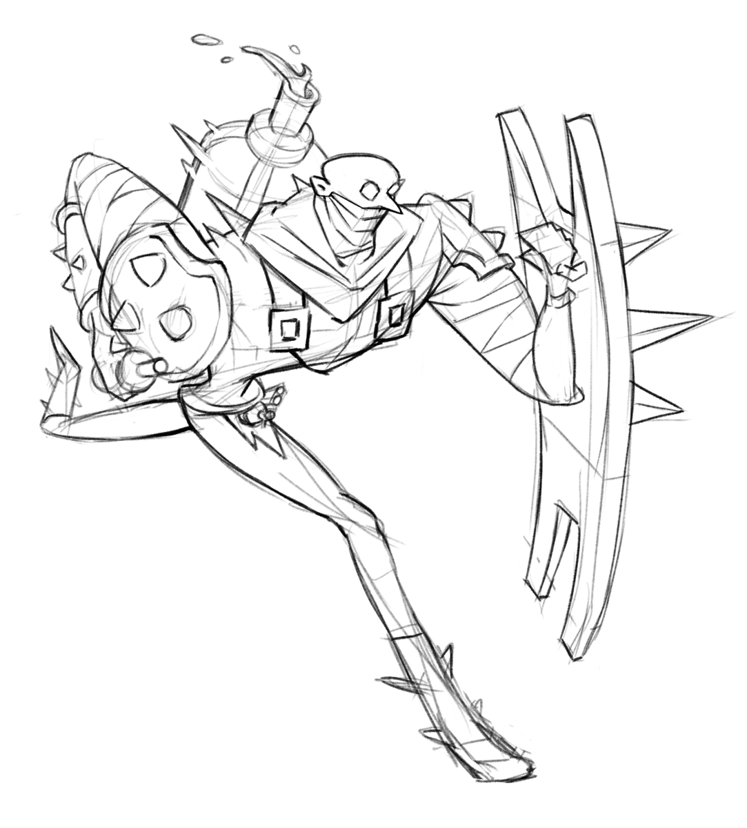 yonoseong's tweet photo. #sketch #art #wip #illustration #drawing #fanart #leagueoflegends #lol #singed https://t.co/TX1Nyj1w2x