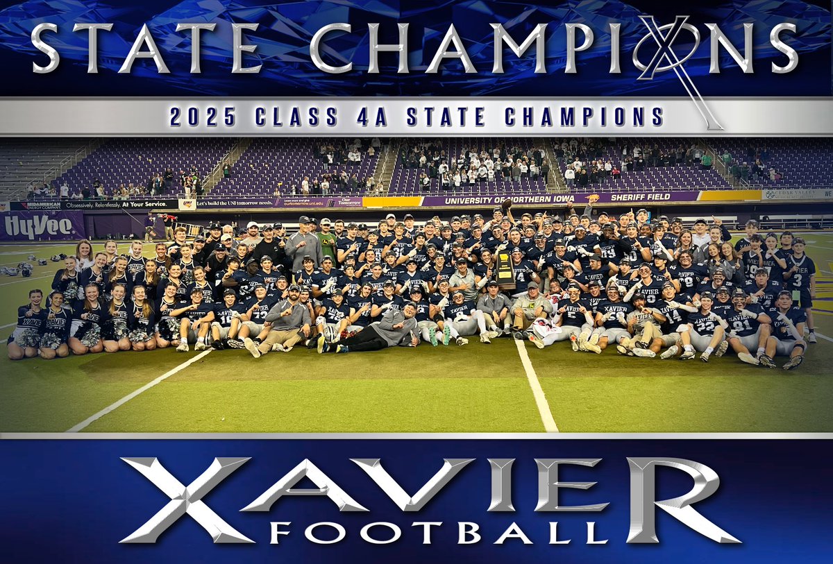 XavierSaints's tweet image. ☑️ Mission accomplished. #StateChamps #WeAreXavier #BeXceptional