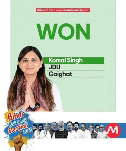 sreeramjvc's tweet photo. Bihar 2025 elections has seen some highly educated professionals entering into the Assembly.

Teghra was a Red Citadel but BJP fielded a Chartered Accountant who has strong RSS connections Rajnish Kumar Singh & he defeated CPI candidate by 35,364 votes.

Samriddh Verma from Sikta is a product of UCLA, Los Angeles & University of Cambridge. He returned to India during COVID & plunged into Farming indulging in modern agricultural practices. He is JDU MLA & son of Former MLA @DilipVarmaIndia 

At 30 years Komal Singh represents Gaighat constituency. Completing her MBA from Symbiosis she served as Head Underwriter in Tata AIG before entering politics.

At 35 Warasinagar MLA Manjarik Mrinal is a post graduate & holds Doctorate in additive manufacturing from University of Texas. He worked at HP in USA before joining Indian Institute of Sciences at Bengaluru. He led Meit-Y backed project to build India’s first lithographic machine for indigenous chip manufacturing which was a breakthrough effort towards Atmanirbhar Bharath in Technology.

Bihar elections are not only about Bahubalis but for a change highly educated professionals have become lawmakers. Hope this becomes a Turning Point in Bihar politics.