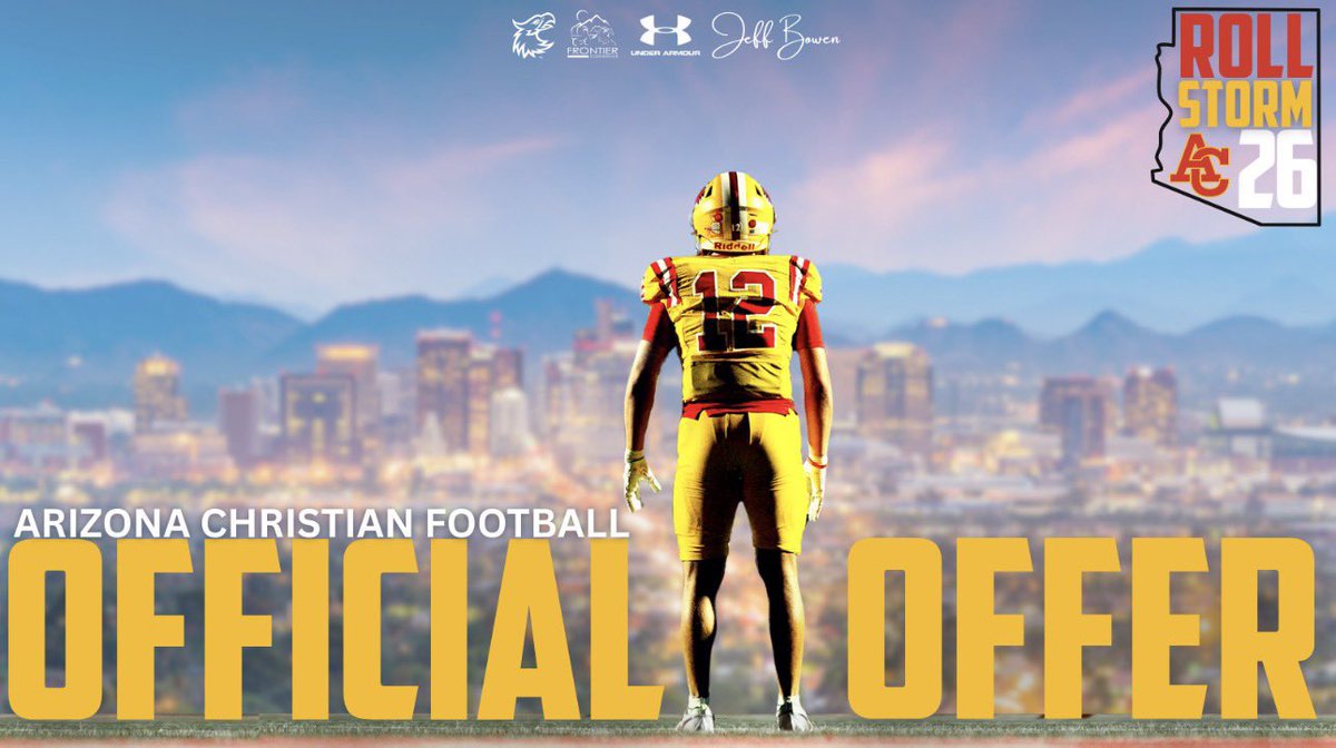 #AGTG I am blessed to receive my first offer from Arizona Christian University <a href="/CoachM_Justin/">Marcellus Justin</a> <a href="/coachw_chambers/">Will Chambers</a> <a href="/CoachRT1988/">Rafael Thomas</a> <a href="/CoachHenzler/">Hunter Henzler M.Ed.</a> <a href="/CoachKDMattox/">K.D. Mattox</a> <a href="/TheAltonDixon/">AD</a> <a href="/ratedTJ_1914/">Coach Norris, MS.</a> <a href="/SkeeterRecruits/">USVSUS</a> <a href="/firestormfb/">ACU Football 🔥</a>