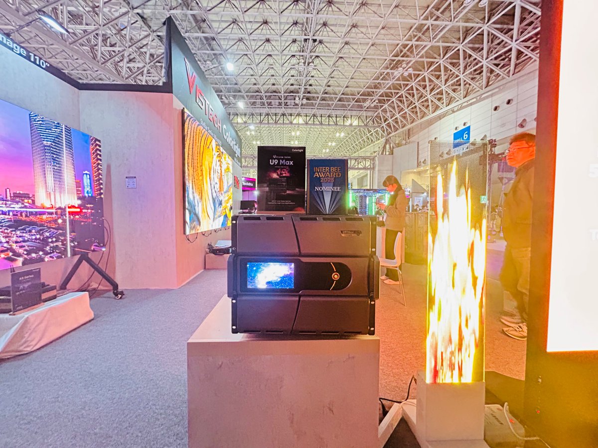 sign_display_'s tweet image. #Colorlight は #VISTECH との共同出展でLEDディスプレイコントローラーやキャリブレーションシステムなどを高い技術力で提案。
#Flyby ではQRコードの代わりにオンラインリソースにアクセスできストレスフリーで探す楽しみを演出する「Luminary AR」を展示‼︎
。
#InterBEE は本日17時までの開催！